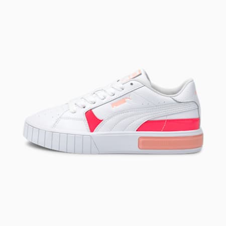 รองเท้ากีฬาผู้หญิง Cali Star Pop, Puma White-Ignite Pink-Elektro Peach, small-THA