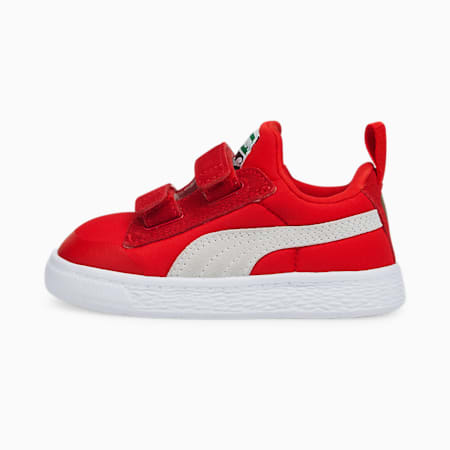 Suede Light-Flex Babies' Sneakers, High Risk Red-Puma White, small-AUS