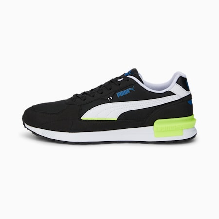 Graviton Trainers, Puma Black-Puma White-Lime Squeeze-Lake Blue, small-DFA