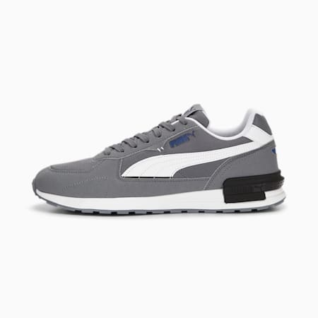 Graviton Trainers, Gray Tile-PUMA White-Clyde Royal, small-DFA