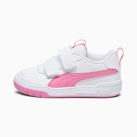 Multiflex SL V Kids' Trainers, PUMA White-Strawberry Burst, small-SEA