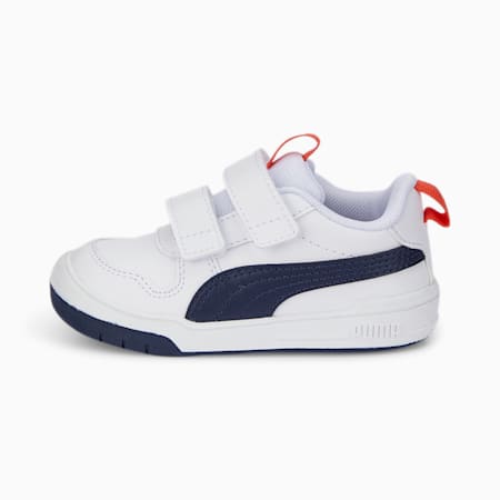 Multiflex SL V Sneakers - Infants 0-4 years, Puma White-Peacoat-Puma Red, small-NZL