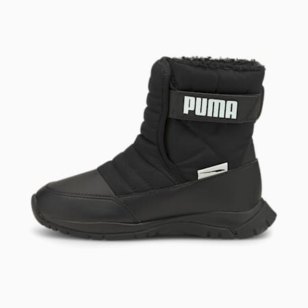 Nieve Winter Kids' Boots, Puma Black-Puma White, small