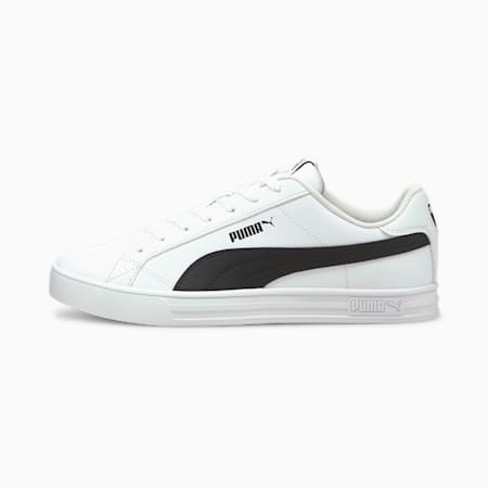 Smash Vulcanised V3 Low Trainers, Puma White-Puma Black, small-PHL