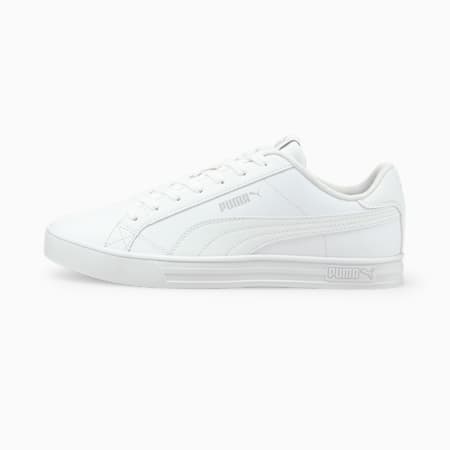 Smash Vulcanised V3 Low Trainers, Puma White-Puma White, small-PHL