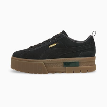 Puma suede platform bambino marrone new arrivals