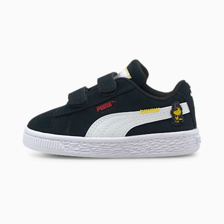 PUMA x PEANUTS Suede Classic XXI Babies' Sneakers, Puma Black-Puma White, small-AUS