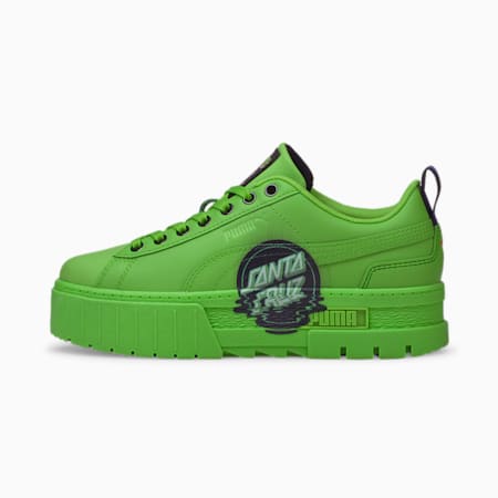 Damskie buty sportowe Mayze Santa Cruz, Green Flash-Green Flash, small