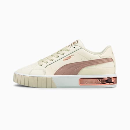 Cali Star Metal Women's Sneakers, Ivory Glow-Rose Gold-Puma White, small-AUS