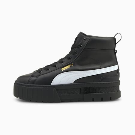 รองเท้ากีฬาผู้หญิง Mayze Mid, Puma Black-Puma White, small-THA