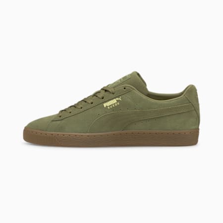 Suede Gum Sneakers, Burnt Olive-Gum, small-AUS