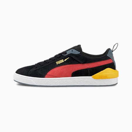 Suede Bloc Trainers, Puma Black-Paradise Pink, small-PHL
