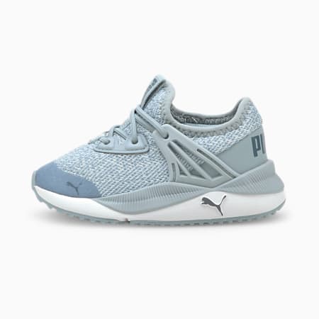 Pacer Future Knit Babies' Sneakers, Blue Fog-Puma White-China Blue, small-AUS