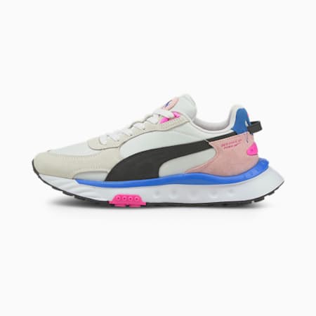 Scarpe da ginnastica Wild Rider Rollin', Puma White-Pink Lady, small