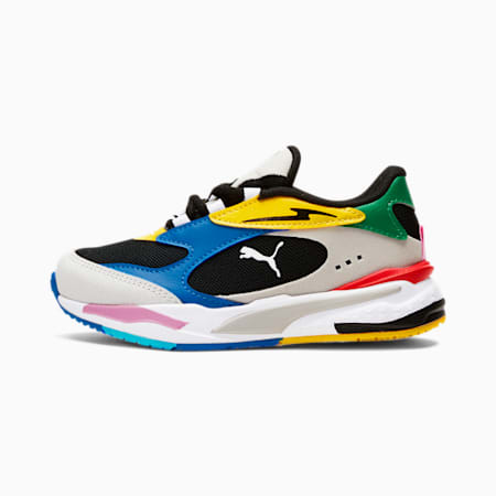 Puma slip ons yellow kids