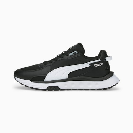 Wild Rider Route Trainers, Puma Black-Puma White, small-SEA