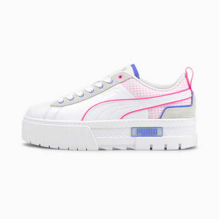 Mayze Tech Women's Trainers, Puma White-Luminous Pink, small-SEA