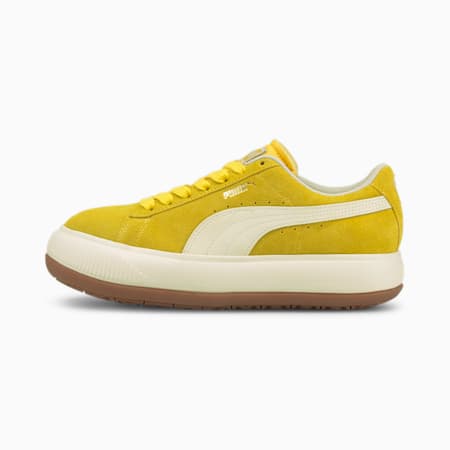 Suede Mayu UP Women's Sneakers, Super Lemon-Marshmallow-Gum 3, small