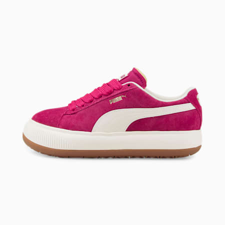 Suede Mayu UP Women's Sneakers, Festival Fuchsia-Marshmallow-Gum 3, small-GBR