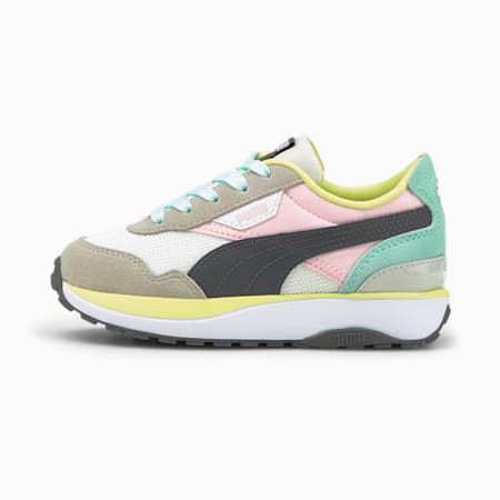 Cruise Rider Kinder Sneaker, Puma White-Pink Lady, small