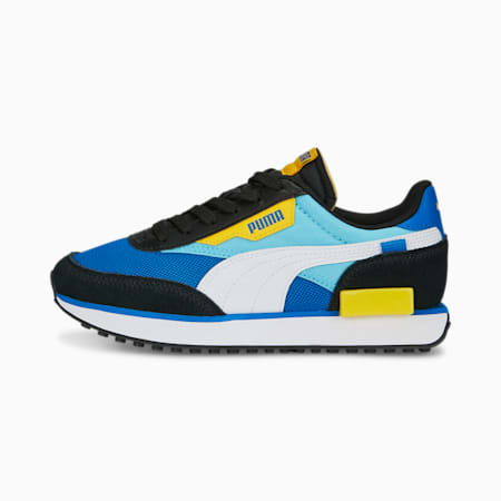 Future Rider Splash Jugend Sneakers, Victoria Blue-Hero Blue-PUMA White, small