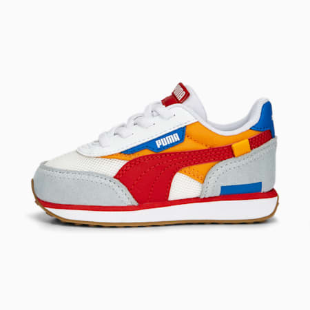 Zapatillas para bebé Future Rider Splash AC, PUMA White-Zinnia-For All Time Red, small
