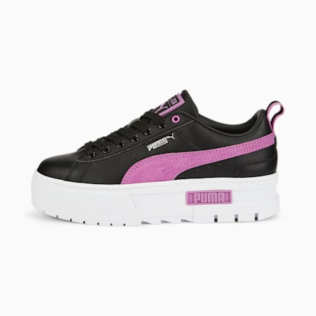 Mayze Sneakers Women, Puma Black-Mauve Pop, small-DFA