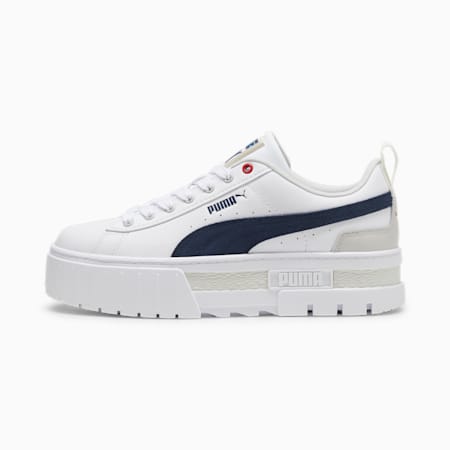 Mayze sneakers voor dames, PUMA White-Club Navy, small