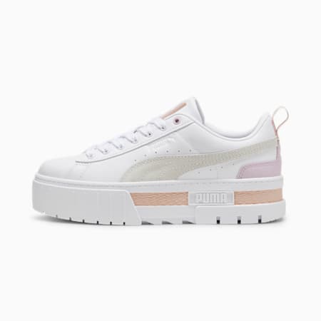 Baskets Mayze Lth Femme, PUMA White-Rose Quartz, small