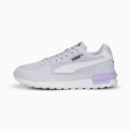 Młodzieżowe buty sportowe Graviton, Spring Lavender-PUMA White-Purple Charcoal, small