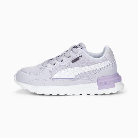 Graviton AC Kids' Trainers, Spring Lavender-PUMA White-Purple Charcoal, small-DFA