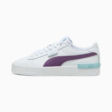 Jada Youth Trainers, PUMA White-Crushed Berry-Turquoise Surf, small