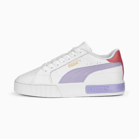 Cali Star Youth Trainers, PUMA White-Vivid Violet-Loveable, small
