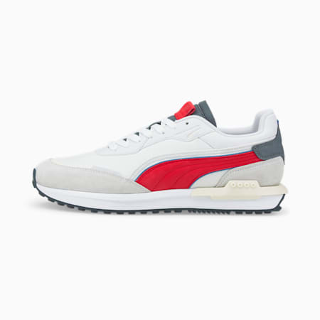 City Rider Electric Trainers, Nimbus Cloud-Puma White-High Risk Red, small