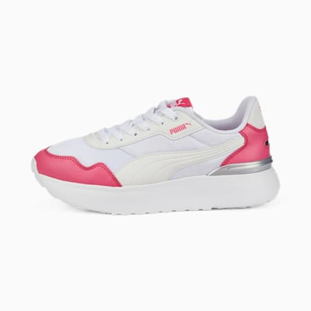 R78 Voyage Sneakers - Girls 8-16 years, Puma White-Nimbus Cloud-Sunset Pink, small-AUS