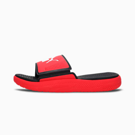 Softride Men's Slides | High Risk Red-Puma Black-Puma White | PUMA ...