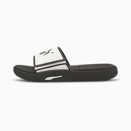 Softride Men's Slides | Puma White-Puma Black | PUMA March Favorites | PUMA