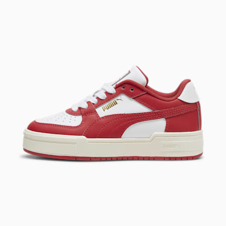 CA Pro Classic Jugend Sneaker, PUMA White-Club Red, small