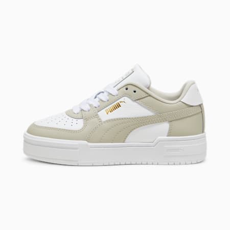 CA Pro Classic Youth Trainers, PUMA White-Desert Dust, small