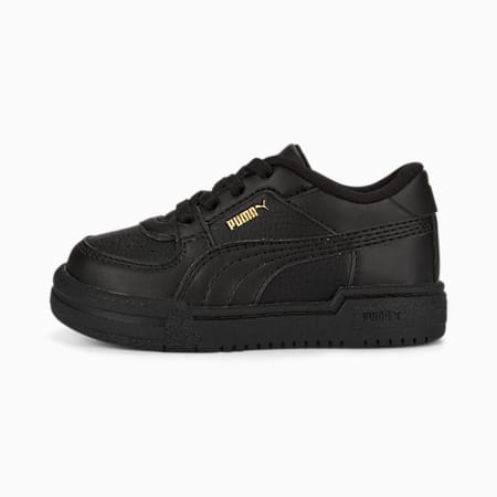 Boys black puma trainers cheap