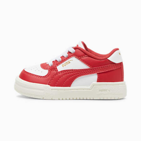 CA Pro Classic AC Babies' Trainers, PUMA White-Club Red, small
