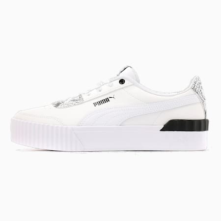 Carina Lift Reptile Women's Trainers, Puma White-Puma White-Puma Black, small-THA