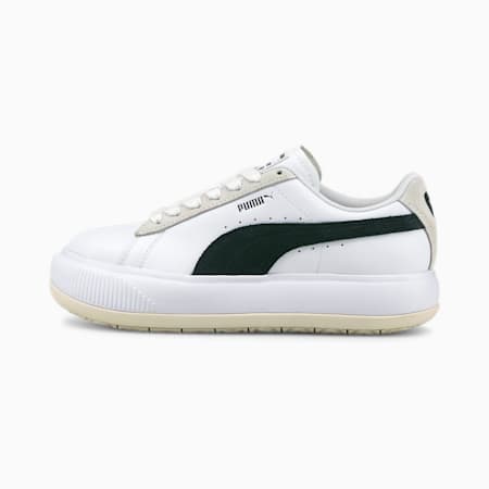 รองเท้ากีฬาผู้หญิง Suede Mayu Mix, Puma White-Marshmallow-Puma Black, small-THA