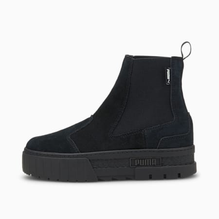 Mayze Suede Women's Chelsea Boots, Puma Black, small