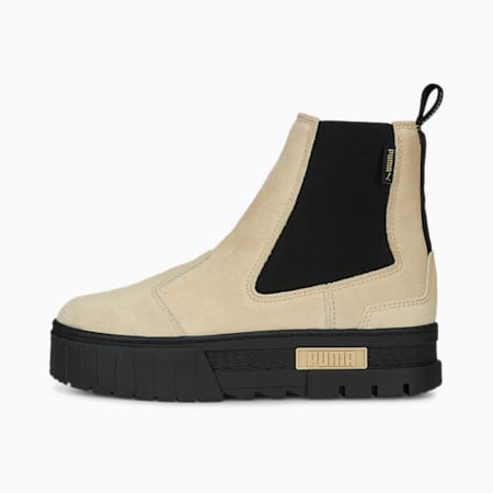 Mayze Suede Chelsea Boots Frauen, Granola, small
