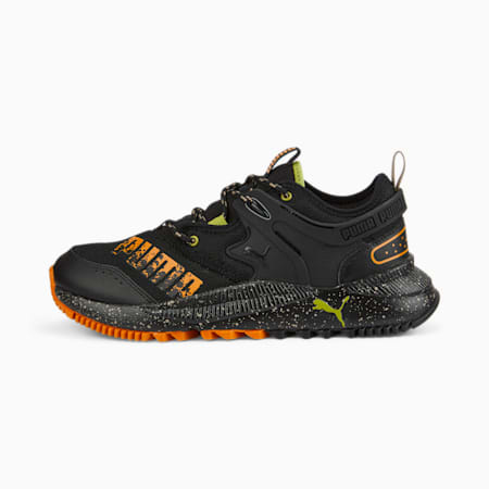 Pacer Future Trail Unisex Sneakers, Puma Black-Puma Black-Orange Brick, small-AUS