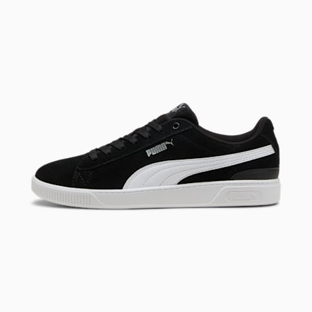 Vikky V3 Women's Trainers, Puma Black-Puma White-Puma White-Puma Silver, small-THA