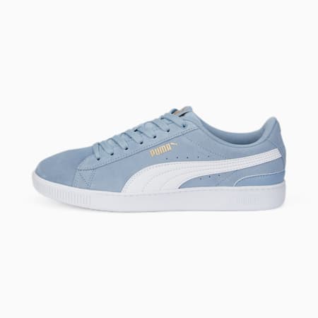 Vikky V3 Women's Trainers, Blue Wash-Puma White-Puma Team Gold, small-AUS