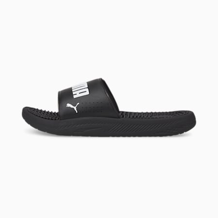 Softride Massage Men's Slides, Puma Black-Puma White, small-PHL