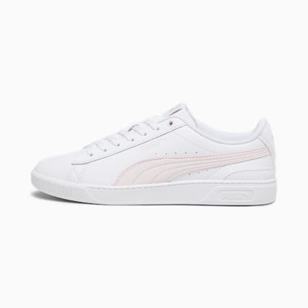 Vikky V3 Damen Leder-Sneakers, PUMA White-Galaxy Pink, small